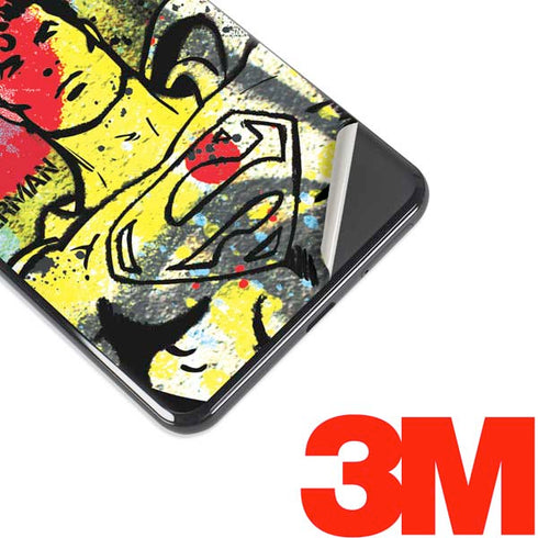 DC Comics Superman Color Splatter Google Pixel 3 XL Skin